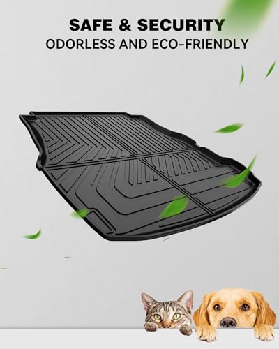 Trunk Mat Fit for Mercedes Benz C Class Sedan 2022 2023 2024 2025 2026 - AOMSAZTO Cargo Mat All Weather Custom Fit Cargo Liner C Class Car Mats Accessories Black (Only for Sedan) - style: 1) for Mercedes Benz C-Class | 2022-2026 | Cargo Liner