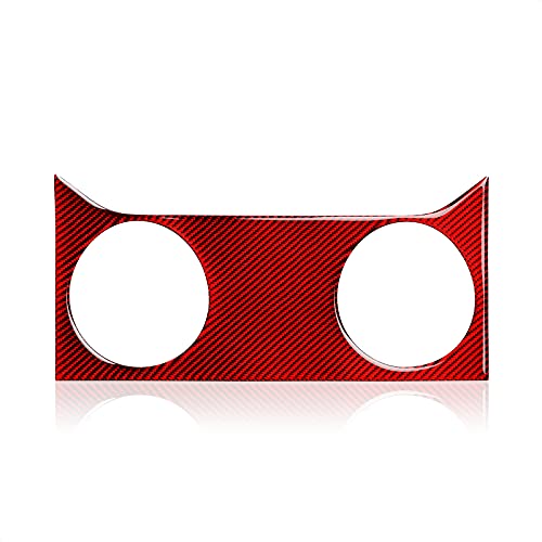 Car Center Air Outlet Vents Sticker Carbon Fiber Decal for Ford Mustang GT Shelby 2005 2006 2007 2008 2009 Accessories - color: Center Air Outlet