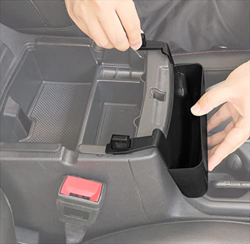 Center Console Hanging Box Compatible with Jeep Wrangler JL/JLU 2018-2022 2023 2024 2025 2026 and Gladiator JT Truck 2020-2026 Interior Accessories, Armrest Storage Organizer Tray (Not for JK/JKU) - color: Console Hanging Storage