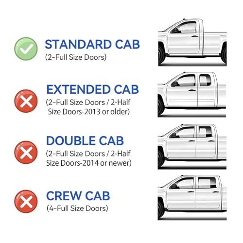 Window Visors Rain Guards for 2002-2008 Dodge Ram 1500 Regular Cab, Out-Channel Window Vent Wind Deflectors Visors Shades for 2003-2009 Ram 2500 3500 Standard Cab - size: 2002-2008 ram 1500 standard cab