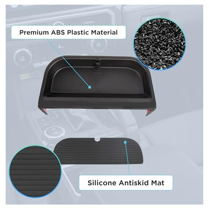 Center Console Organizer Dashboard Tray Compatible with 2023-2026 Honda HR-V Interior Accessories, Dashboard Storage Organizer Box, Fits Both Honda HRV 7-inch and 9-inch Screen