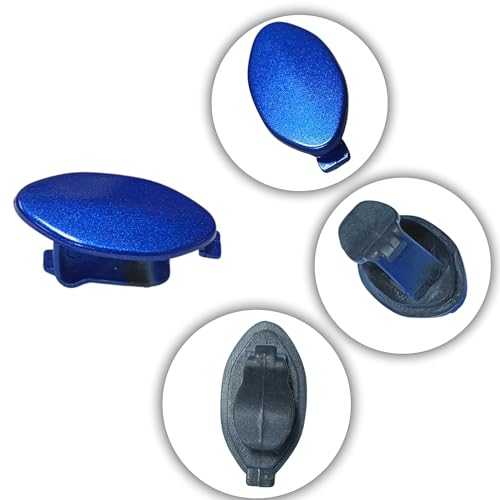 Car Door Handle Key Cover Keyhole Protector Cap Lock Access Replacement for BMW Z4 X3 X4 X5 X6 X7 3 4 5 6 8 Series OE# 8089701 7470565 7470575 (Blue) - color: Blue