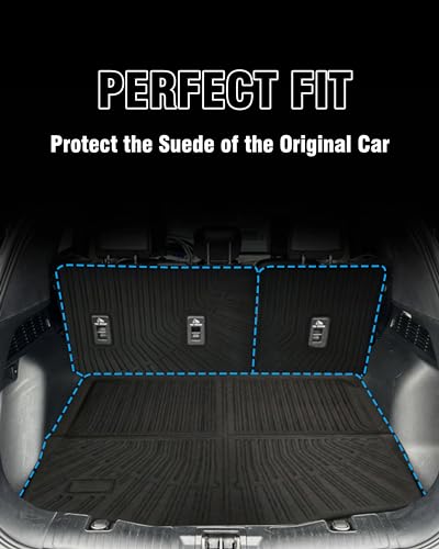 Cargo Liner Compatible with 2020-2025 Ford Escape Trunk Mat Cargo Mat Back Seat Cover Protector(Backrest Mats+Trunk Mat) - size: For 2020-2025 Ford Escape