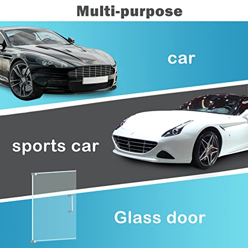 32Ft(10M) Door Edge Guards Car Door Edge Guards U Shape Car Door Protector Rubber Seal Door Guard Internal Double Sided Tape (No Glue Required), Black