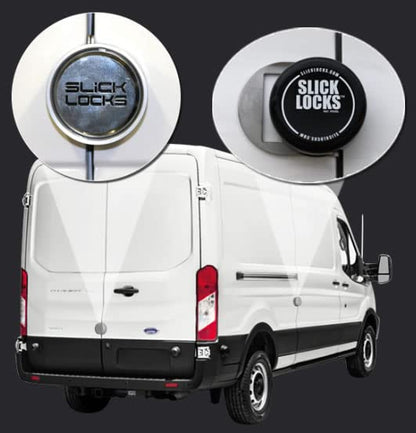 Slick Lock FD-TR-FVK-Slide-TK - Full-Size Ford Transit Van w/Side Sliding Door & Rear Swing Doors - Vehicle Security
