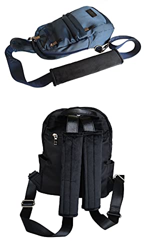 Tianmei 2 Pcs Universal Car Seatbelt Pads Cover, Carseat Belt Shoulder Strap Protector for Adults and Kids (Pure Black) - color: Black - 2PCS