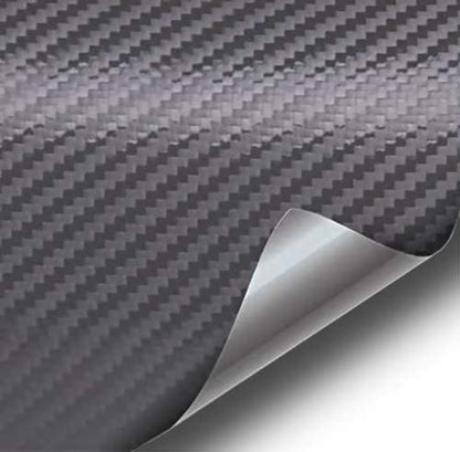 VViViD Dark Grey Carbon Air-Release Adhesive Vinyl Pinstripe Tape Roll (2 Inch x 20ft) - size: 2” x 20ft