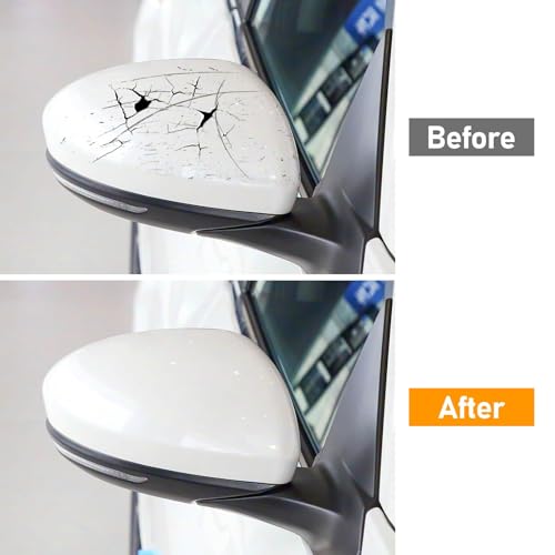 Moonlinks Compatible with Nissan Sentra 2020 2021 2022 2023 2024 Side Mirror Cover Replacement, White Left Driver & Right Passenger Clip-on Mirror Cap for Sentra S/SR/SV/Sense/Advance/Exclusive - color: Pure White-Pair