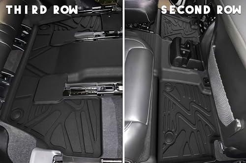 KARPAL Floor Mats & Cargo Liner for 2021-2025 2026 Jeep Grand Cherokee L (6-Seater w/o 2nd Row Center Armrest Only), All Weather TPE Custom Fit Floor Liners Car Mats Accessories - style: 2021-2026 | For Jeep Grand Cherokee L (6-Seat) | Combo Set
