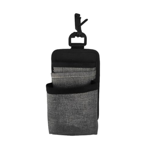 Car Air Vent Storage Bag, Multifunctional 3-Pockets Front Seat Organizer with Charging Port, 600D Oxford Fabric Hanging Pouch Bag, Car Vent Accessories for Key, Pen, Phone, Sunglass (Grey) - color: Grey