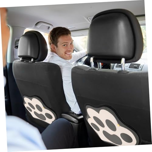 Unomor Kick Mats Shape Backseat Protector Covers for SUV and Truck Easy to Install Automotive Interior Protectors for Car Seat Back from Dirt and Scratches