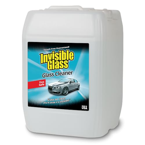 Invisible Glass 91167 Premium Glass Cleaner for Car Windshields and Windows – Automotive and Home Window Cleaner – Streak-Free, Ammonia-Free, Tint-Safe – 5 Gallons - size: 640 Fl Oz (Pack of 1)