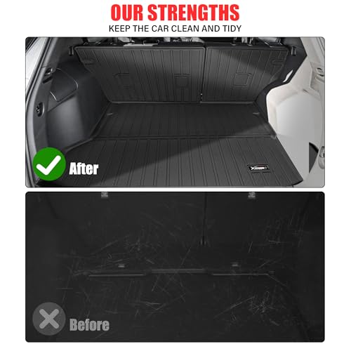 Floor Mats for 2025 Chevrolet Equinox EV Trunk Mat with Backrest Mat All Weather TPE Rubber Cargo Liner Back Seat Cover 3rd Row for 2025 Chevy Equinox EV Accessories - size: for 2025 2026 Chevrolet Equinox EV All Mats