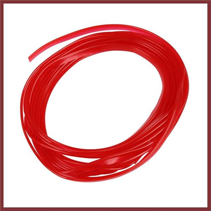Car Red Interior Trim Strip Line Gap Door Edge Seal Protector 5m 16.4ft Replace Parts