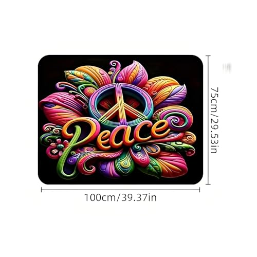 Universal Car Trunk Mat 29" x 39",Fashion Geometric Flower All Weather Trunk Protection Cargo Liner,Durable Cargo Mat Rear Trunk Liner,Stylish Vehicle Interior Accessories Suitable for Most Car Models - color: Fashion Geometric Flower
