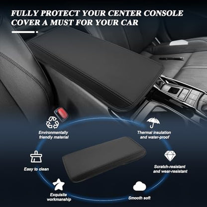 BIBIBO for 2025 2026 Toyota Camry Center Console Armrest Cover 2025 2026 Toyota Camry Arm Rest Cover 2025 Toyota Camry Accessories 2025 Camry Armrest - color: Black-for 2025+Camry