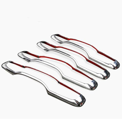 4Pcs Chrome Exterior Side Door Handle Frame Cover Ring Trim for XC60 2018-2022,for XC90 2016-2022,for Volvo S90 2017-2022, for V90 2017-2021
