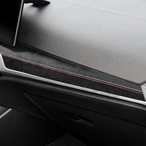 Betterhumz Car Central Instrument Dashboard Cover Trim Compatible with BMW G20 G28 G42 G23 3 4 Series 318i 320i 330i M340i 2020-2023 Car Interior Accessories for Alcantara Style B - size: Suede B