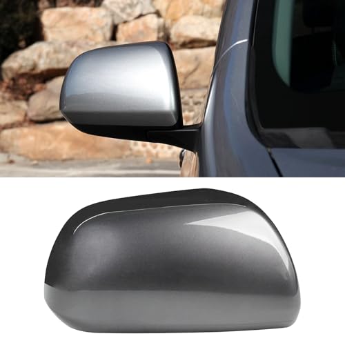 Moonlinks Compatible with Toyota Sienna 2012 2013 2014 2015 2016 2017 2018 2019 2020 Right Passenger Side Mirror Cover Replacement, Gray Right Side Clip-on Mirror Cap Replaces for 87915-08021-B1 - color: Right Gray