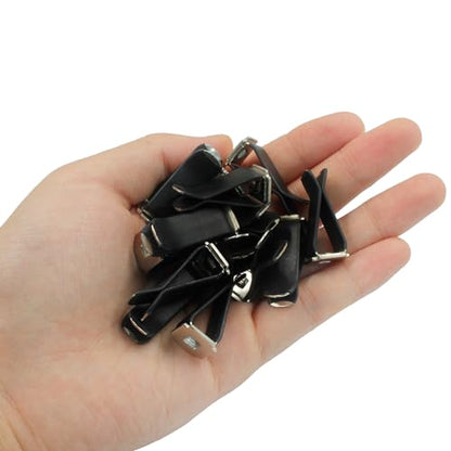 Bonsicoky 100 Pcs Square Head Car Vent Clips with Round Plastic Slot Head, Air Freshener Clips for Office Home Car Air Conditioner Outlet, Black - color: Black(with Round Slot Head), size: 100 Pcs