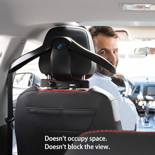 Car Clothes Hanger for Jacket Suit Shirt Auto Headrest Back Seat Coat Hangers (Universal) - style: Universal