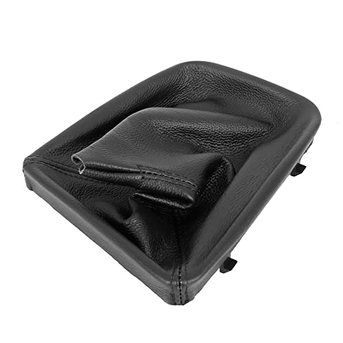 X AUTOHAUX Gear Shifter Knob Boot Dust Cover PU Leather for BMW 323i 1998-1999 for BMW 325i 330xi 2004-2005