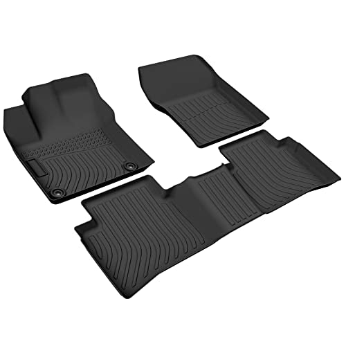 All Weather Floor Mats for 2016-2022 Toyota Prius & Prime(NO FIT Prius C & Prius V), Floor Mats Fits 1st & 2nd & Row, 3D Anti-Slip Waterproof TPE Rubber Protector Car Mats Full Set Liners - color: 2016-2022 Toyota Prius & Prime