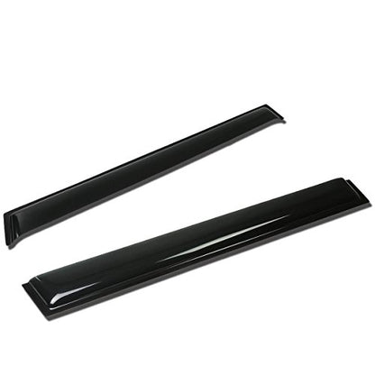 Auto Dynasty Rain Guards Tape-On Compatible with 2007-2014 FJ Cruiser 2pcs Window Visor Deflector - size: 07-14 Toyota FJ Cruiser