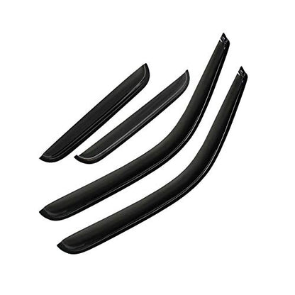Wind Deflector Compatible with 1999-2004 Jeep Grand Cherokee WJ Sun/Rain Guard Smoke Window Visor 4pcs 94650 - size: For 1999-2004 Grand Cherokee WJ
