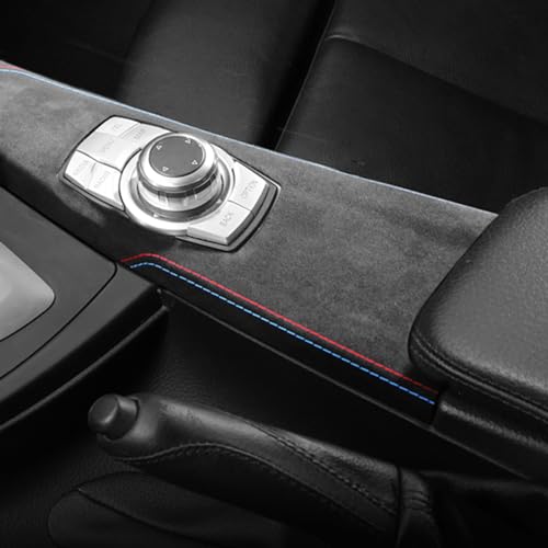 Betterhumz Car Center Console Multimedia Button Panel Trim Cover for Alcantara for BMW F30 F32 F34 2013-2019 328i 320i 318li 435i 420i 430i 425i Molding Sticker Interior Accessories