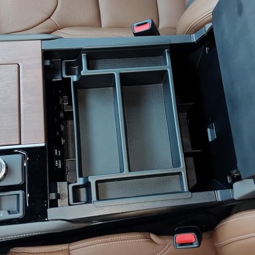 Vehicle OCD - Center Console Organizer Tray for Toyota Tundra (2022-2026) / Sequoia (2023-2026) – Made in USA - NOT compatible with center console safe - SLX184 - size: 2022-2026, style: Tray