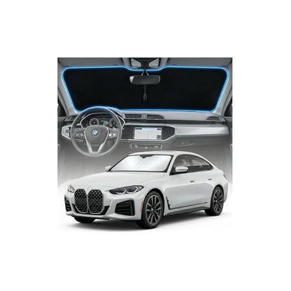 for BMW 4 Series Sun Shade Windshield Cover - Custom Fit 4 Series Accessories 2021-2025 2026 Sunshade Foldable UV Protection & Heat Shield Sun Visor Accessories - size: For BMW 4 Series 2021-2026