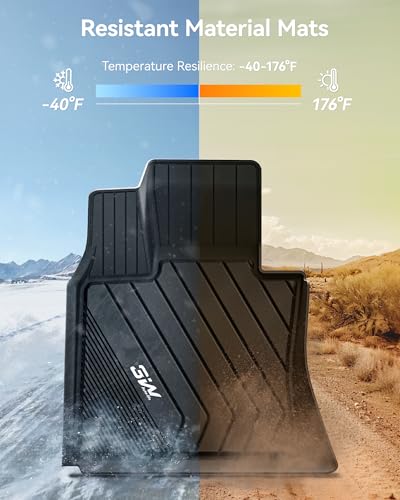 3W BMW X5 Floor Mats & Cargo Liner Fit for BMW X5 2014 2015 2016 2017 2018, TPE All Weather Custom Fit Full Set Heavy Duty Floor Liner&Trunk Mat Car Accessories - style: 3) X5 2014-2018 |Set