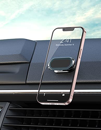 Magnetic Phone Holder for Car[2 Pack],Phone Holders for Your car [Upgrade Magnet] -360 Rotation,Car Magnet Phone Mount Compatible with All Cell Phone - color: Black