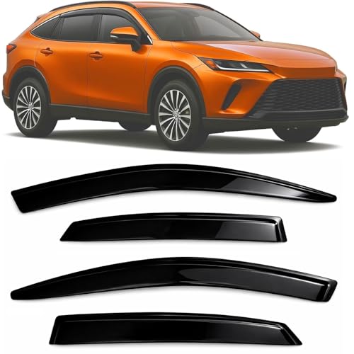 2023-2026 Tape-on Rain Guards for Lexus RX Side Window Deflector Visors 350 350h 500h F Sport Premium Luxury Durable Tinted Vent Shade 2024 2025 - size: For Lexus RX 2023-2026