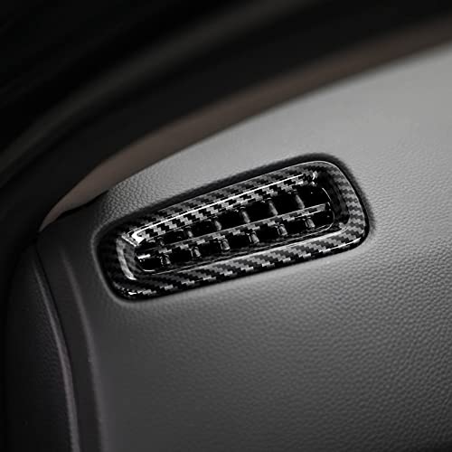 Car Air Outlet Vent Cover Trim Decals for 2022 2023 2024 2025 Honda Civic 11th Gen Accessories ABS Carbon Fiber Interior Stickers - color: Air Vent Trim
