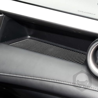 NVCNX Real Premium Carbon Fiber Car Co-Pilot Dashboard Cover Compatible with Toyota RAV4 2013 2014 2015 2016 2017 2018 XLE LE Limited SE Adventure Platinum Hybrid Interior Dash Trim Accessories Black - color: Co-pilot Dashboard Trim