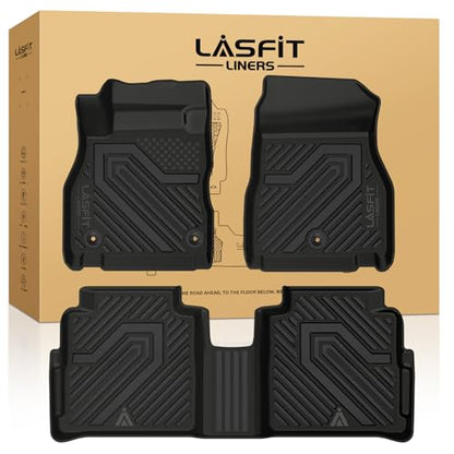 LASFIT Floor Mats for Nissan Kicks 2018-2024 & Kicks Paly 2025, Custom Fit All Weather TPE Floor Liners for Nissan Kicks S/SR/SV 2024 2023 2022 2021 2020 2019 2018 & Kicks Play 2025 Car Mats, Black - size: 1)For Nissan Kicks 2018-2024 & Kicks Play 2025