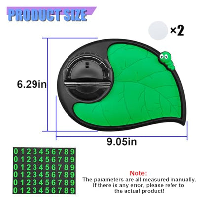 Craedli Car Dashboard Anti-Slip Mat, Multifunctional 360 Rotating Phone Holder with Temporary Parking Number, Universal Car Organizer Storage for Sunglasses/Keys/Daily Essentials (Caterpillar-Green) - size: Caterpillar-Green