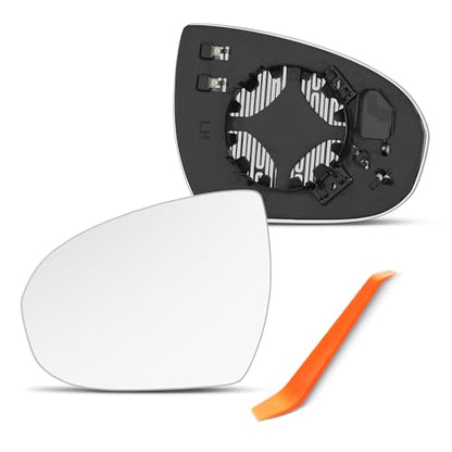 Compatible with Hyundai Tucson Driver Side Mirror 2016 2017 2018 2019 2020 2021 - Left Side Mirrors Replacement Glass with Backing Plate, Power Heated - color: Driver Side(Heated)