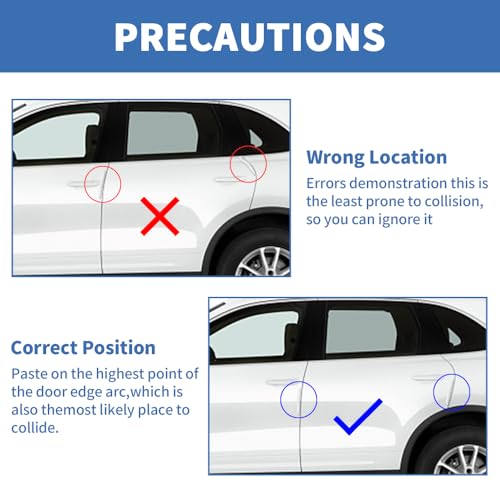 4PCS Car Door Edge Guards Universal 3D Carbon Fiber Texture Anti-Collision Scratch Protector Strips Flexible Silicone Trim with Nano Adhesive for Sedan SUV Truck White - color: White