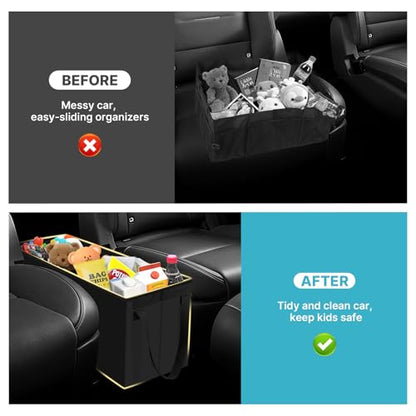 Mixsuper Liner Car Seat Organizer for 2026 Hyundai Palisade LX3, Console Organizer Backseat Box for Palisade LX3, Kids Toys Baby Supplies Dog Toy Box Storage Bin Travel Accessories