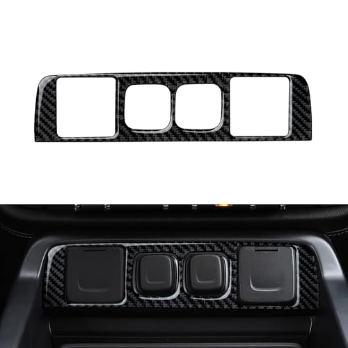 Car Central Control Cigarette Lighter Sticker Carbon Fiber Decal Cover Interior Trim for Chevrolet Silverado/GMC Sierra 1500 2500HD 3500HD 2014-2018 Accessories - color: Central Control Cigarette Lighter