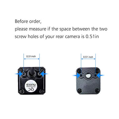 Pixelman Universal Car Rear View Camera License Plate Bracket, Upgraded Full Stainless Steel Backup Camera Mount, Dash Cam Mirror Accessory, Only Installation Holder