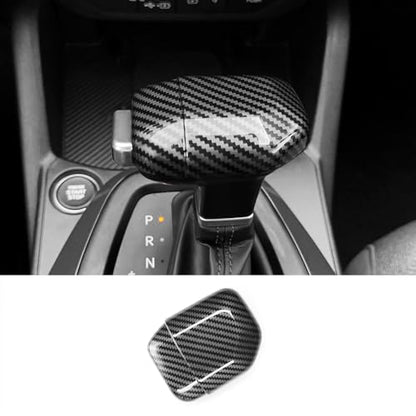 ABS Car Gear Shift Knob Cover Trim Shifter Lever Handle Protective Compatible with Kia Sorento 2024-2026,Kia Carnival 2025-2026,K4 2025-2026,K5 2025-2026 Accessories (Carbon Fiber Style) - color: Carbon Fiber Style