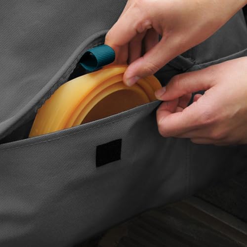 Kurgo Wander Bench Seat Cover, Dog Car Seat Protector, Waterproof & Stain-Resistant, Secure Fit, Charcoal Grey - color: Charcoal Grey, size: 55" Wide, style: Bench Seat Cover