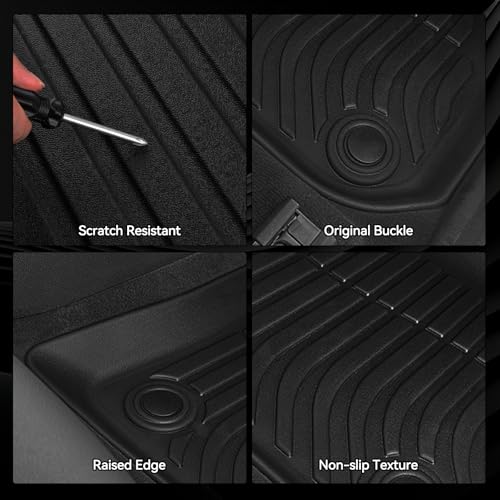 Floor Mats for Mazda CX-70 2025 2026, Trunk Mat and Backrest Mat All Weather TPE Protector for Mazda CX-70 Accessories