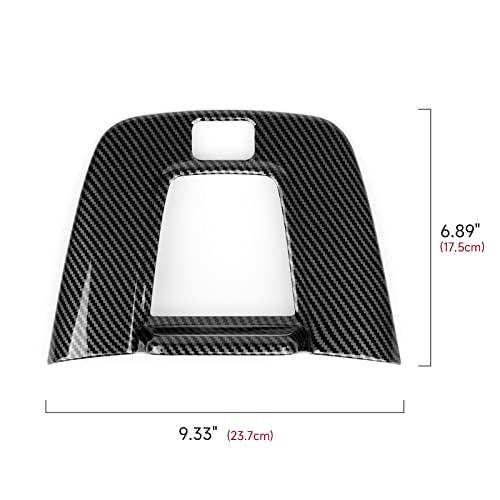 Car GPS Navigation Dashboard Cover Decals for 2022 2023 2024 2025 Honda Civic 11th Gen Accessories ABS Carbon Fiber Interior Stickers - color: Gps Dashboard Panel