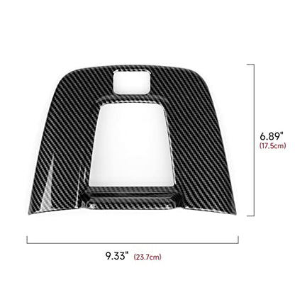 Car GPS Navigation Dashboard Cover Decals for 2022 2023 2024 2025 Honda Civic 11th Gen Accessories ABS Carbon Fiber Interior Stickers - color: Gps Dashboard Panel