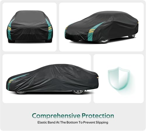 Coupe Car Cover Custom Fit for Mercedes C Class C220 C250 C300(2007-2025), Waterproof All Weather for Automobiles, Outdoor Full Cover with Windproof Clip Straps. - size: 6 Custom Fit Mercedes C Class